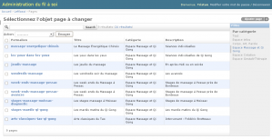 Le fil à soi pages administration